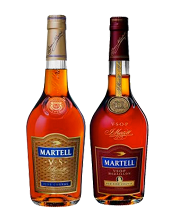 Martell  VS et VSOP, cordon bleu, 70 cl